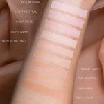 flat perfection light rose foundation paleta