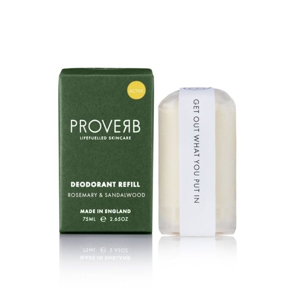 Proverb Rosemary & Sandalwood single deodorant refill Active_1