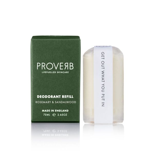 Proverb Rosemary & Sandalwood single deodorant refill Core
