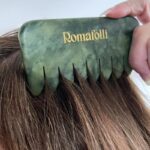 Jade Hair Growth Scalp Comb - Nefritový hřeben pro růst vlasů - Gua Sha Jade Crystal 3