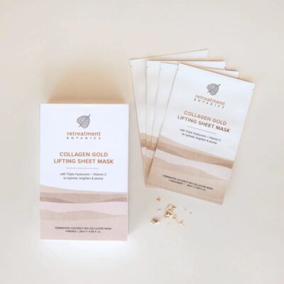 Collagen Gold Lifting Sheet Mask – 4 pack | Anti-age kolagenová maska s koloidním zlatem