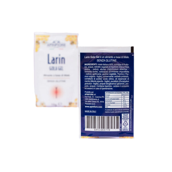 Apinfiore Larin Gola Gel – LARIN Gel pro úlevu v krku s medem 3