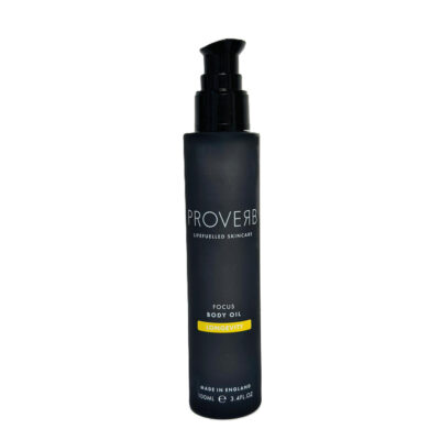 PROVERB LONGEVITY FOCUS BODY OIL – TĚLOVÝ MASÁŽNÍ OLEJ PROTI STRESU A NA HLUBOKOU RELAXACI
