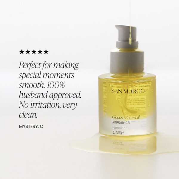 San Margo Glorioso Botanical Intimate Oil - Prémiový přírodní intimní olej (1)
