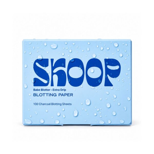 SKOOP Babe Blotter Extra Drip - Matující papírky na obličej s bambusovým uhlím